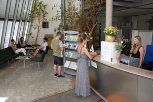  Blick ins Servicezentrum